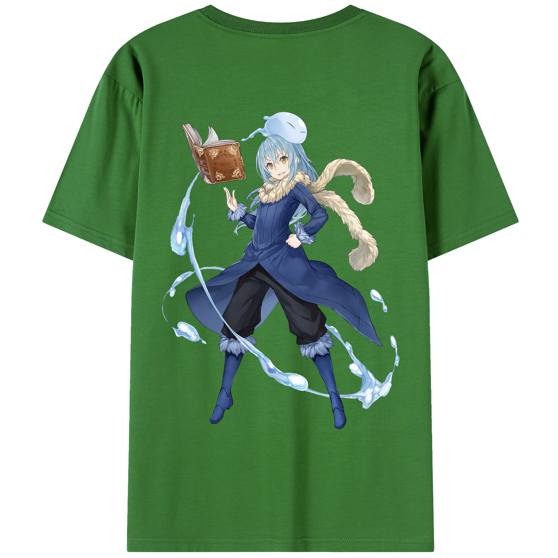 （画像用） 転スラ Regarding Reincarnated to Slime レディース半袖Tシャツ(バックプリント)